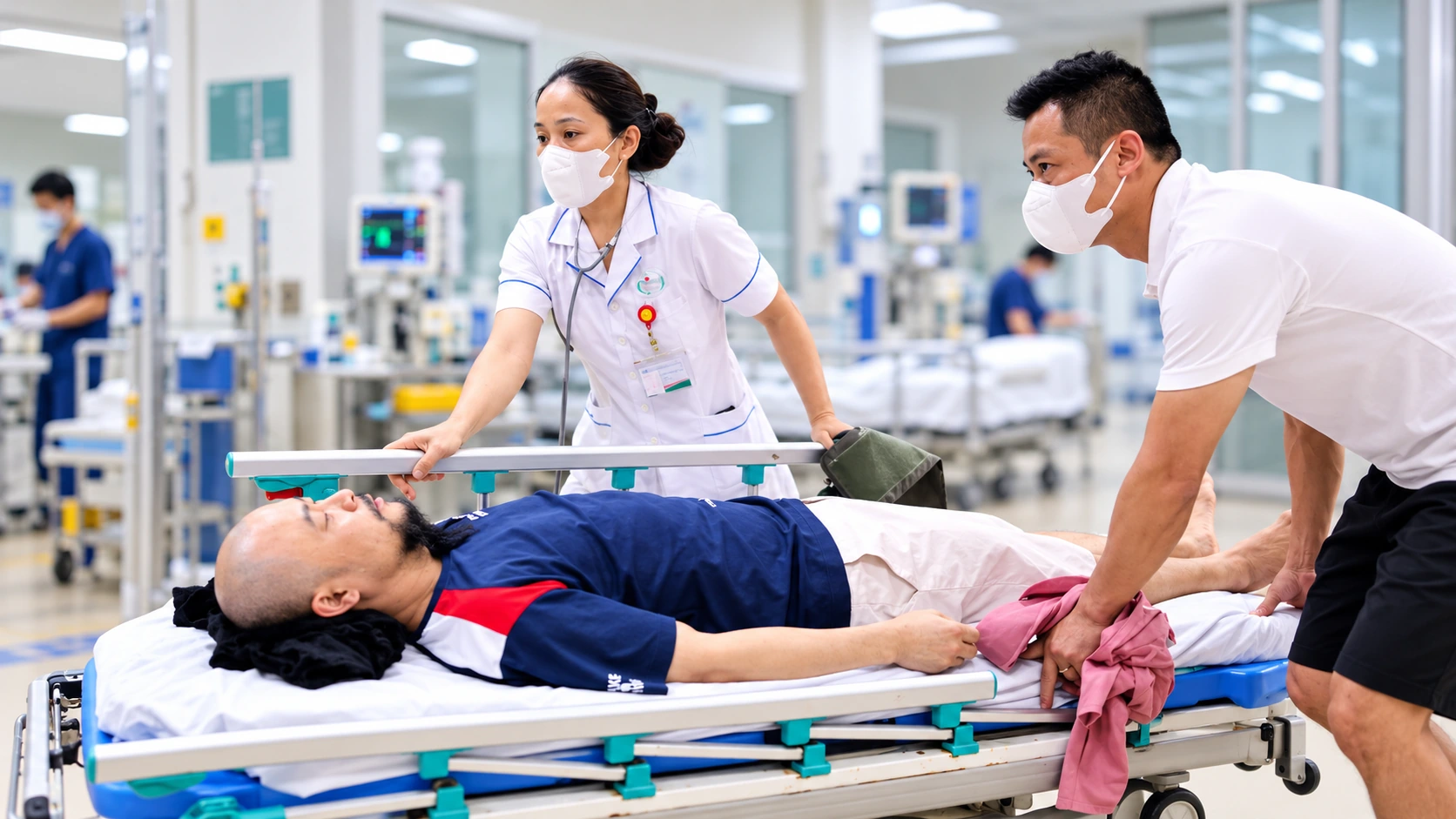 Minh họa môi trường chăm sóc cấp cứu và hồi sức trong bệnh viện