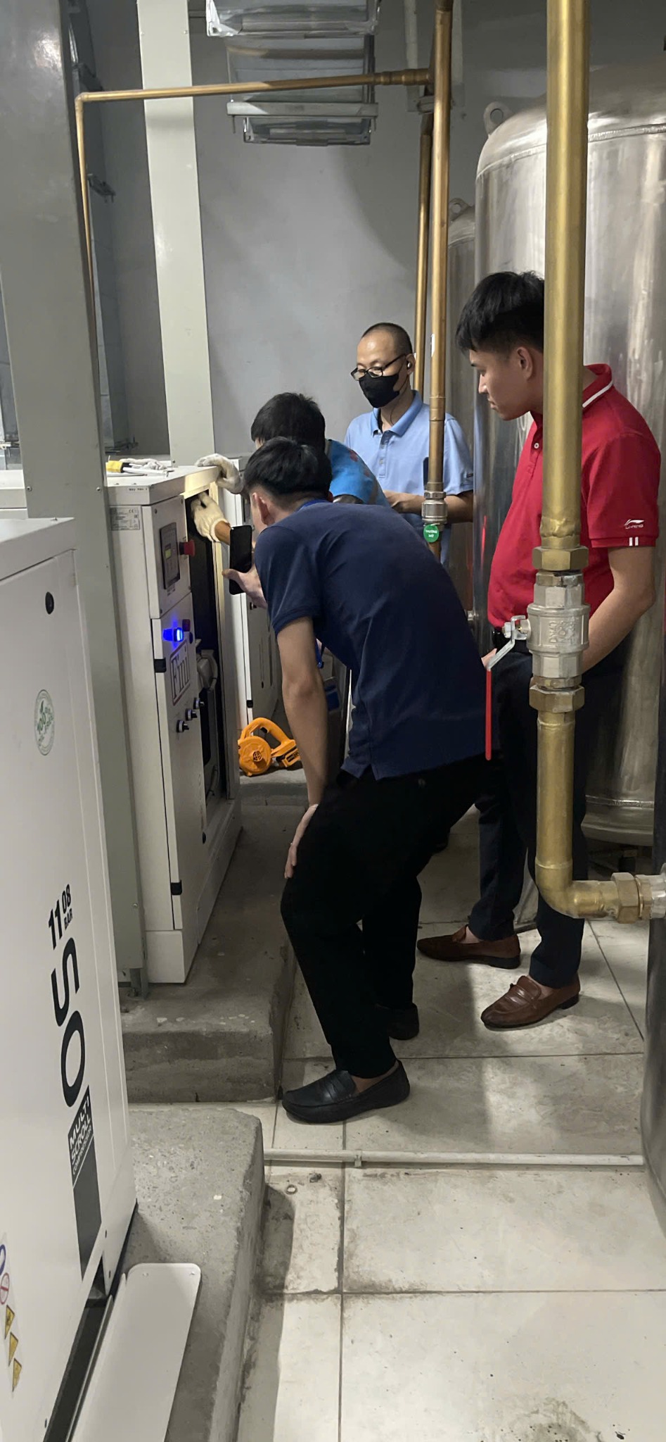 Hoạt động kiểm tra kỹ thuật trong quá trình triển khai tại Bệnh viện Đông Sài Gòn