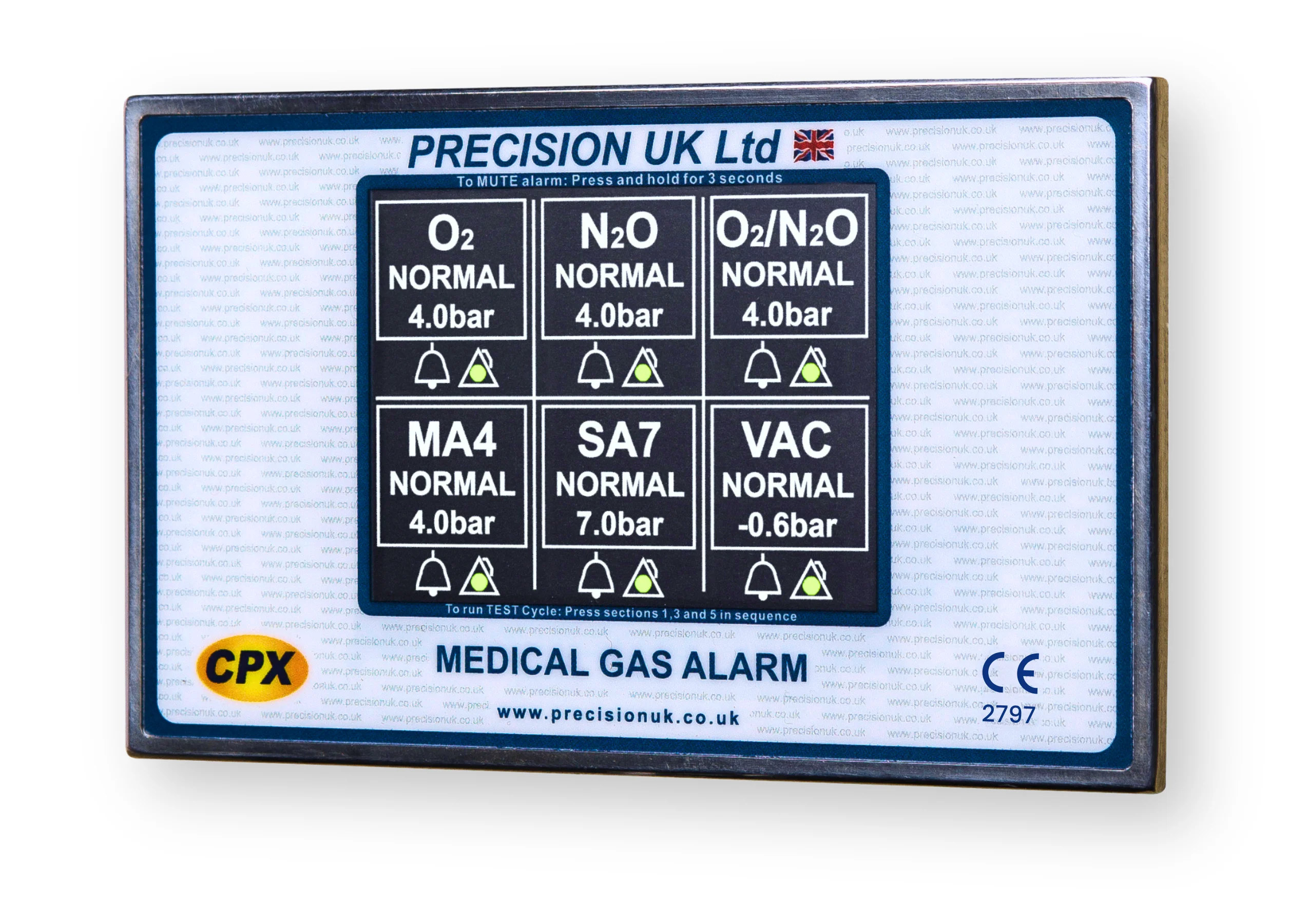 Alarm Panel CPX giám sát hệ thống khí nén y tế